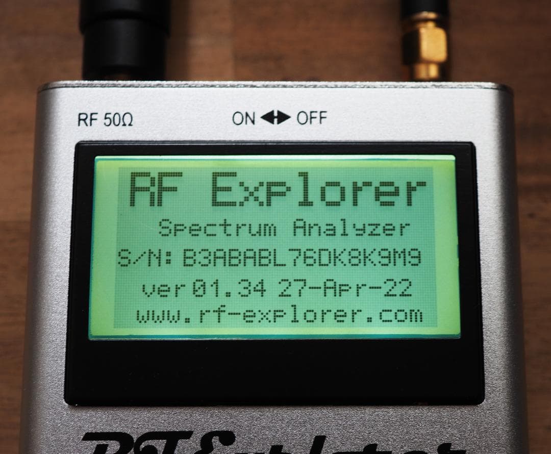 RF Explorer 3G Combo 2.7GHzスペクトラムアナライザー