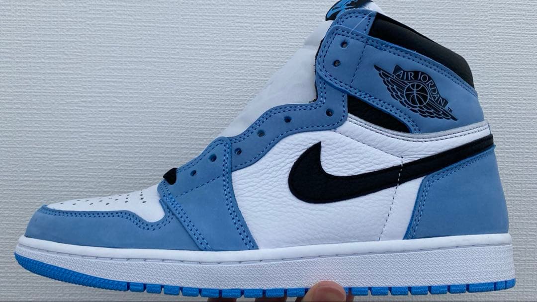 新品未使用NIKE AIR JORDAN 1 \"UNIVERSITY BLUE\"
