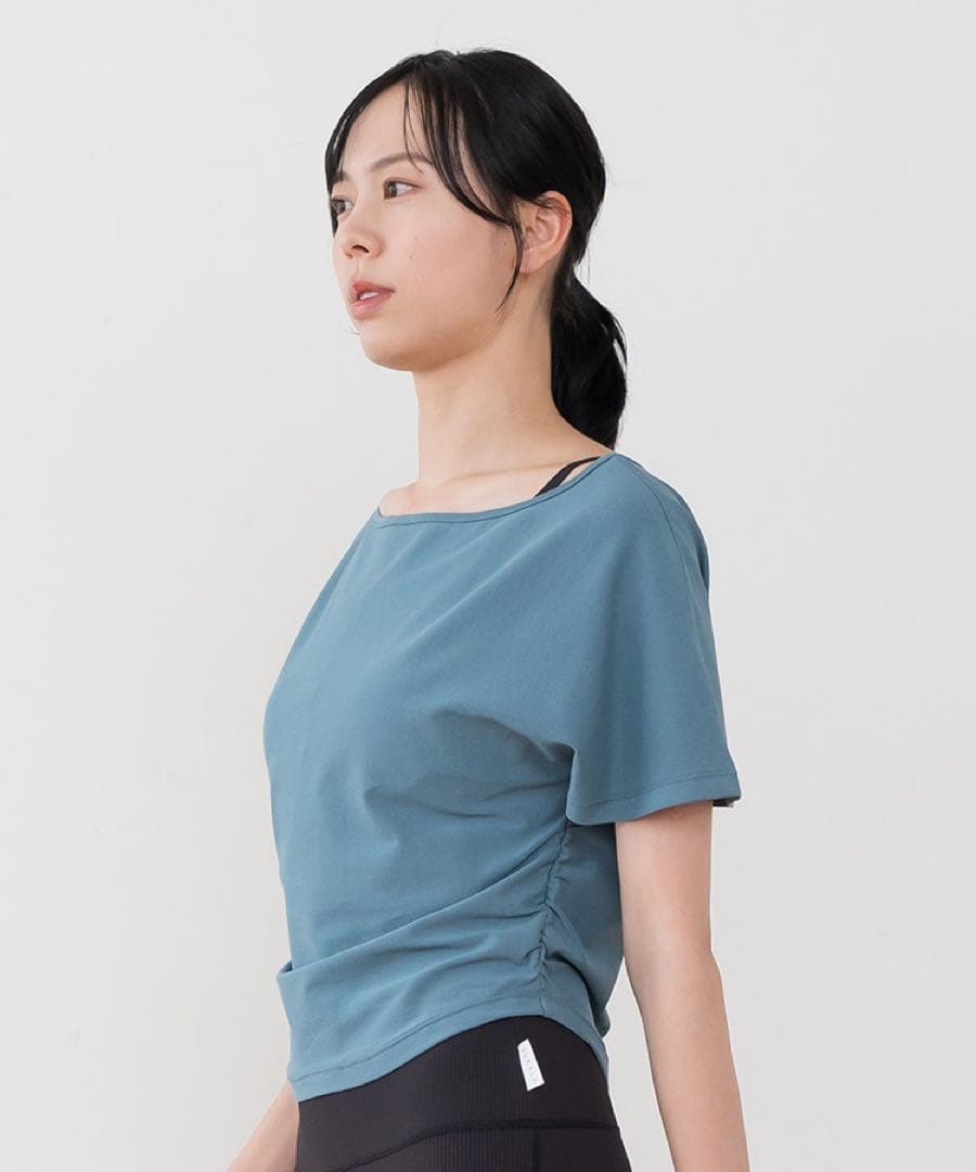 美品【SUKALA】WAGAMIボートネックTee Lサイズ
