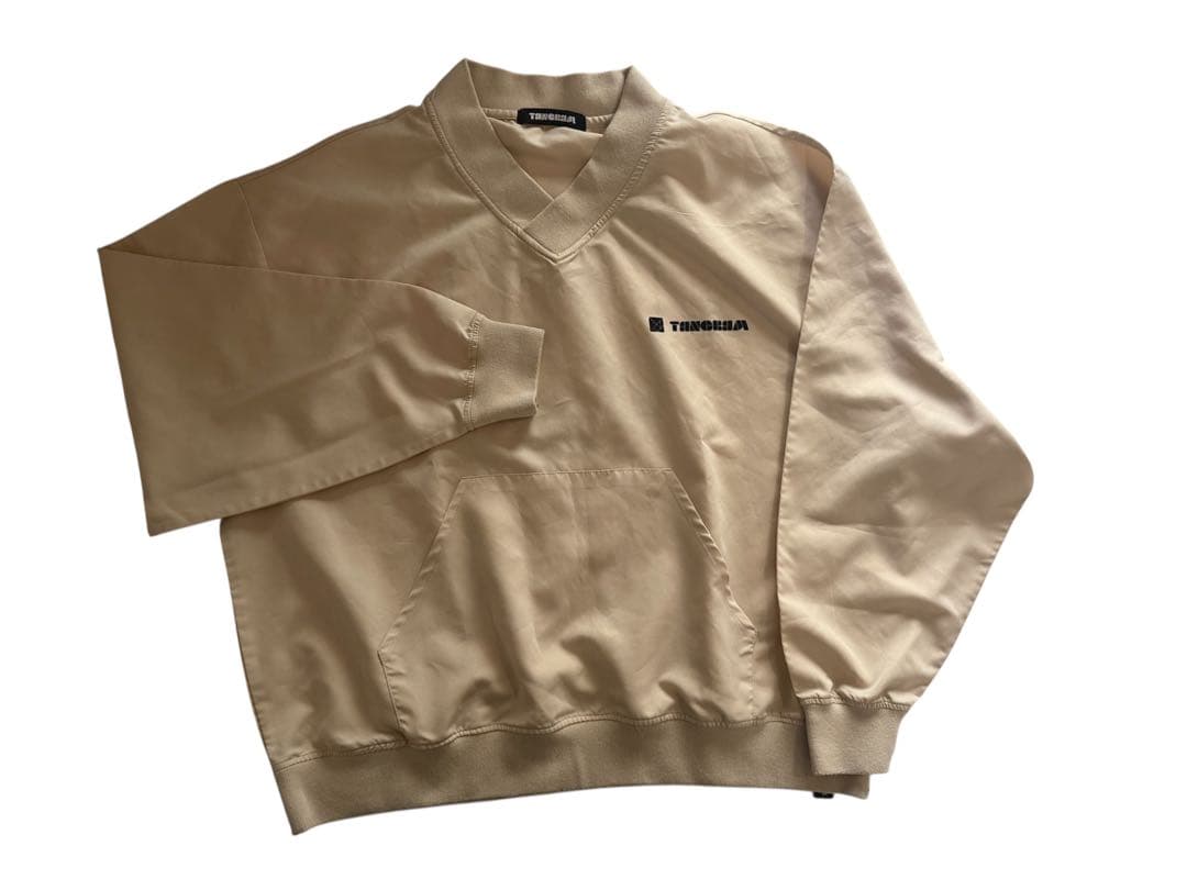 TANGRAM ベージュ Vネック TURF WIND SHIRTS
