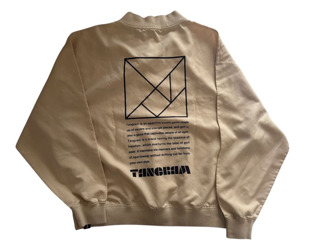 TANGRAM ベージュ Vネック TURF WIND SHIRTS