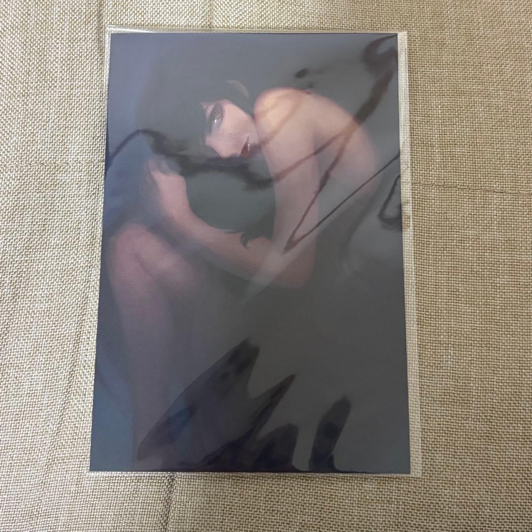 松浦だるま　累　原画展　ポストカード