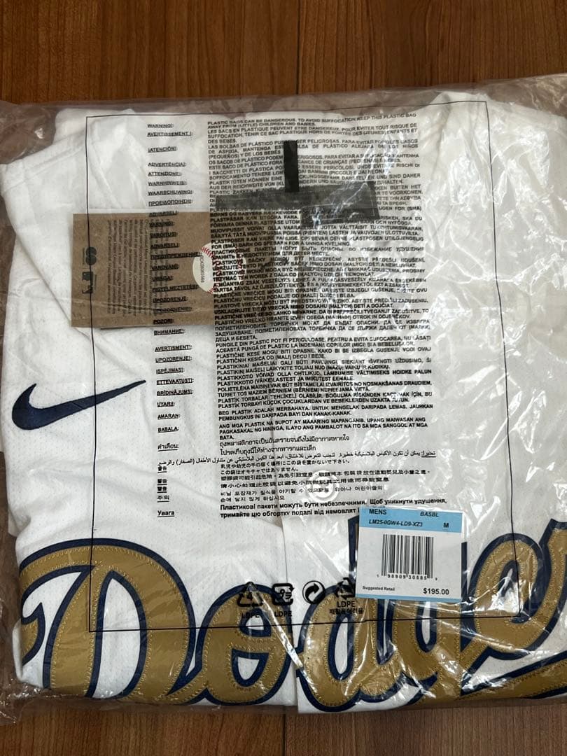 新品 ドジャース ゴールドコレクション 大谷翔平 ユニフォーム サイズM 正規品
