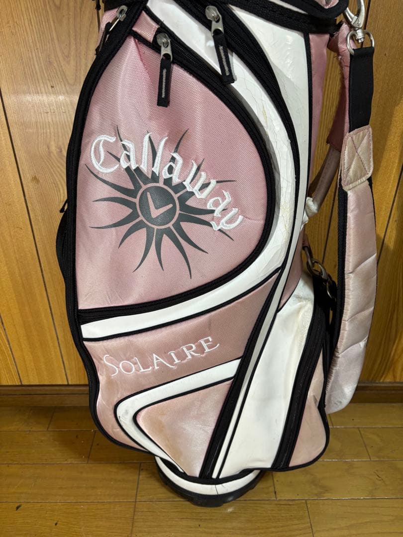 Callaway Solaire ゴルフバッグ ピンク/ホワイト