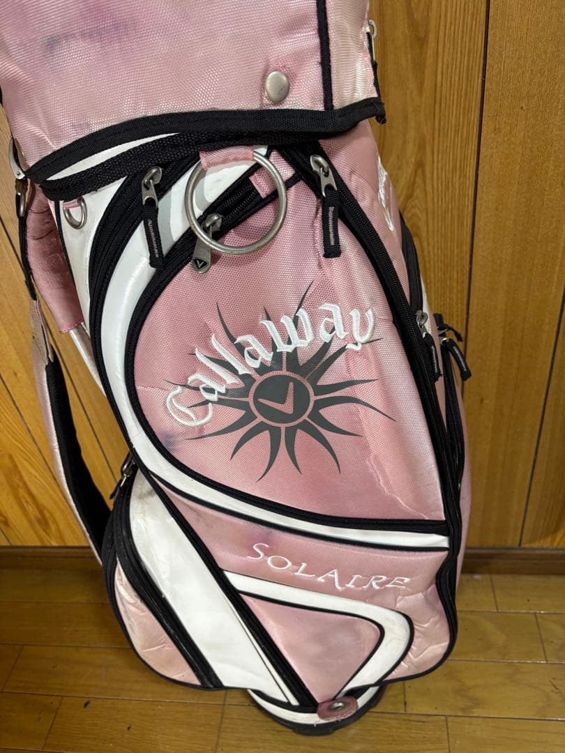 Callaway Solaire ゴルフバッグ ピンク/ホワイト