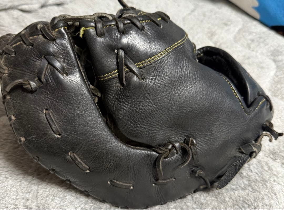 ミズノ 硬式用レザーグローブ 黒