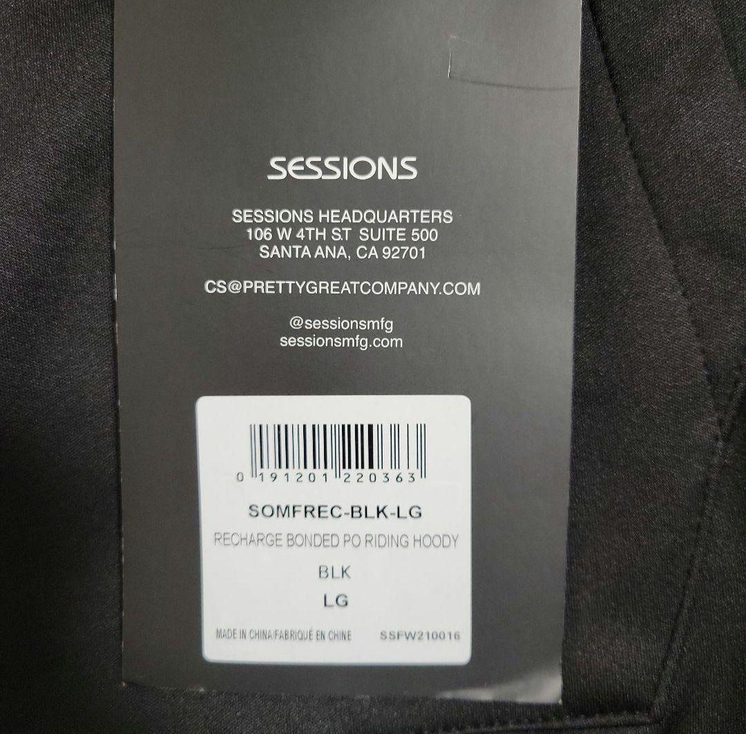 スノーボード SESSIONS RECHARGE BONDED PO RIDING HOODY