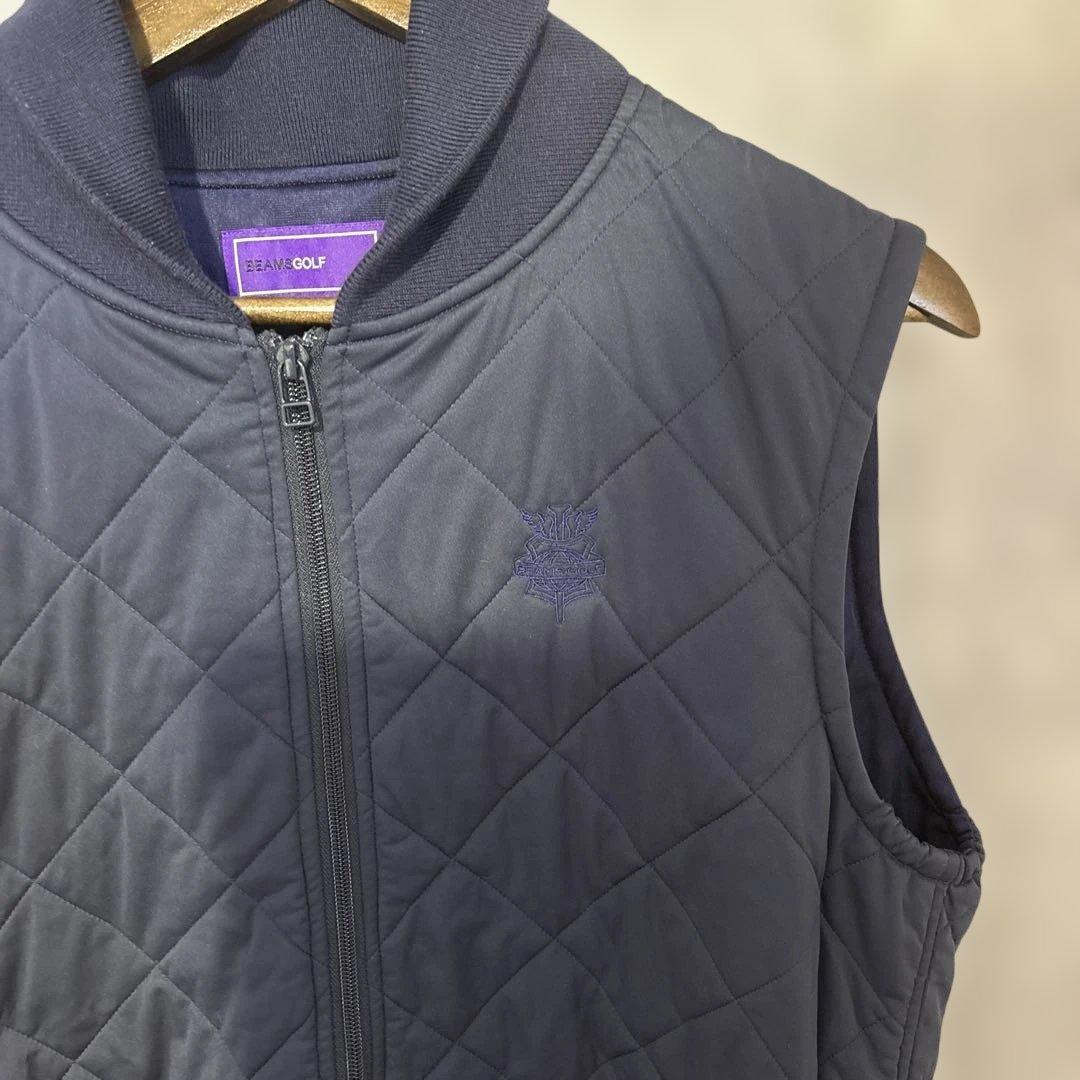 BEAMS GOLF ベスト ダブルジップ 中綿 ビームスゴルフ