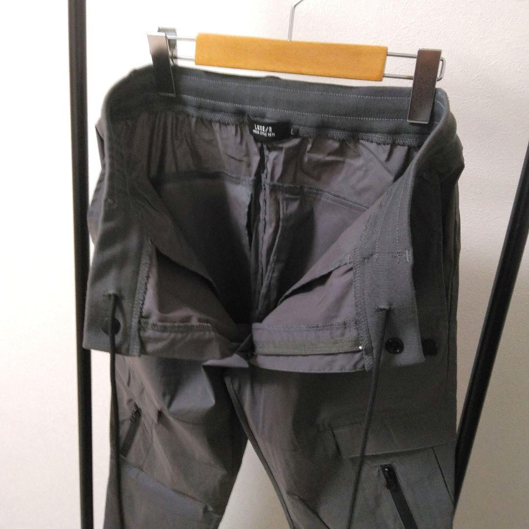 [サンプルSALE /D400 ] LUXE/R ナイロン布帛カーゴパンツ