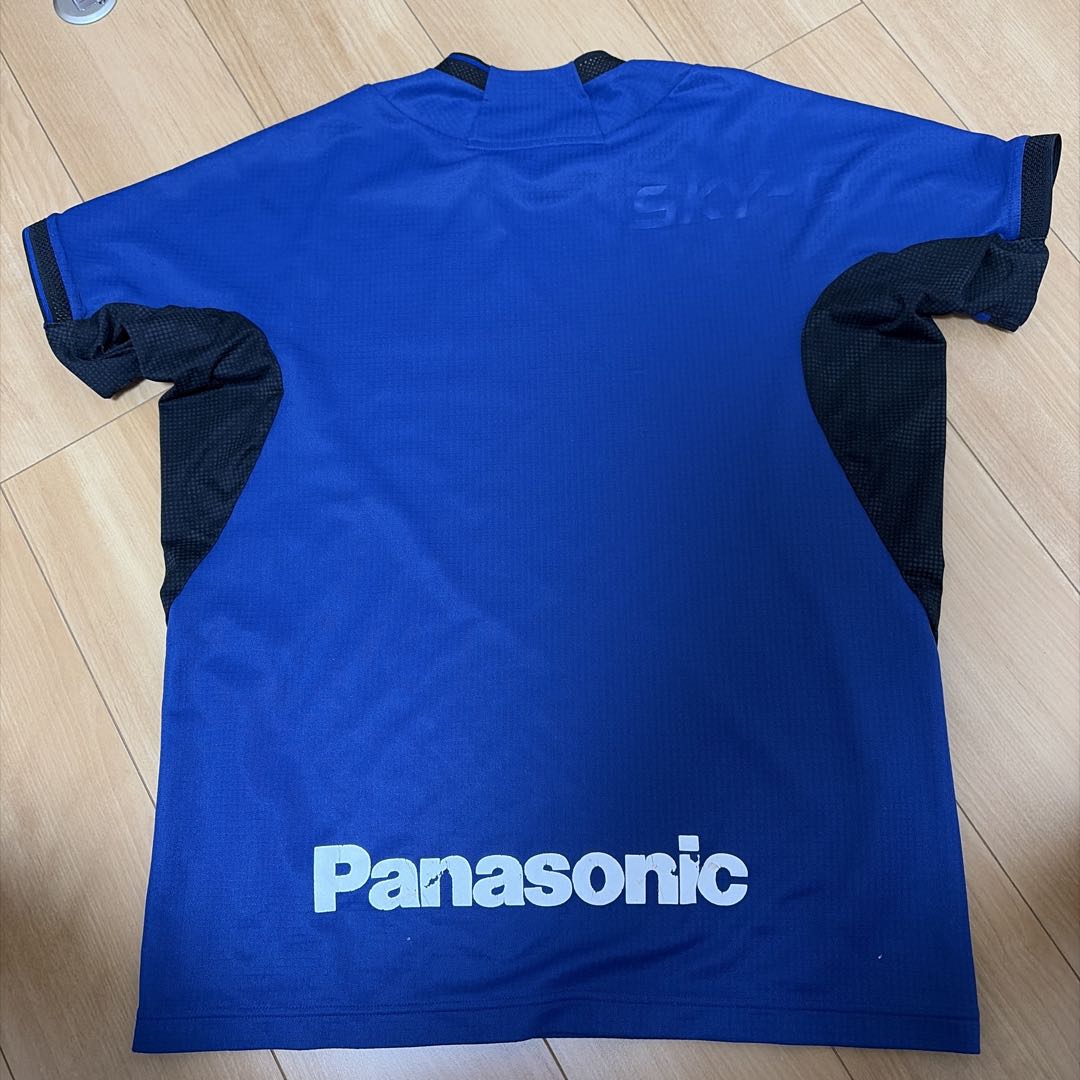 【非売品】Panasonic パンサーズ バレーボールシャツ ブルーXAサイズ