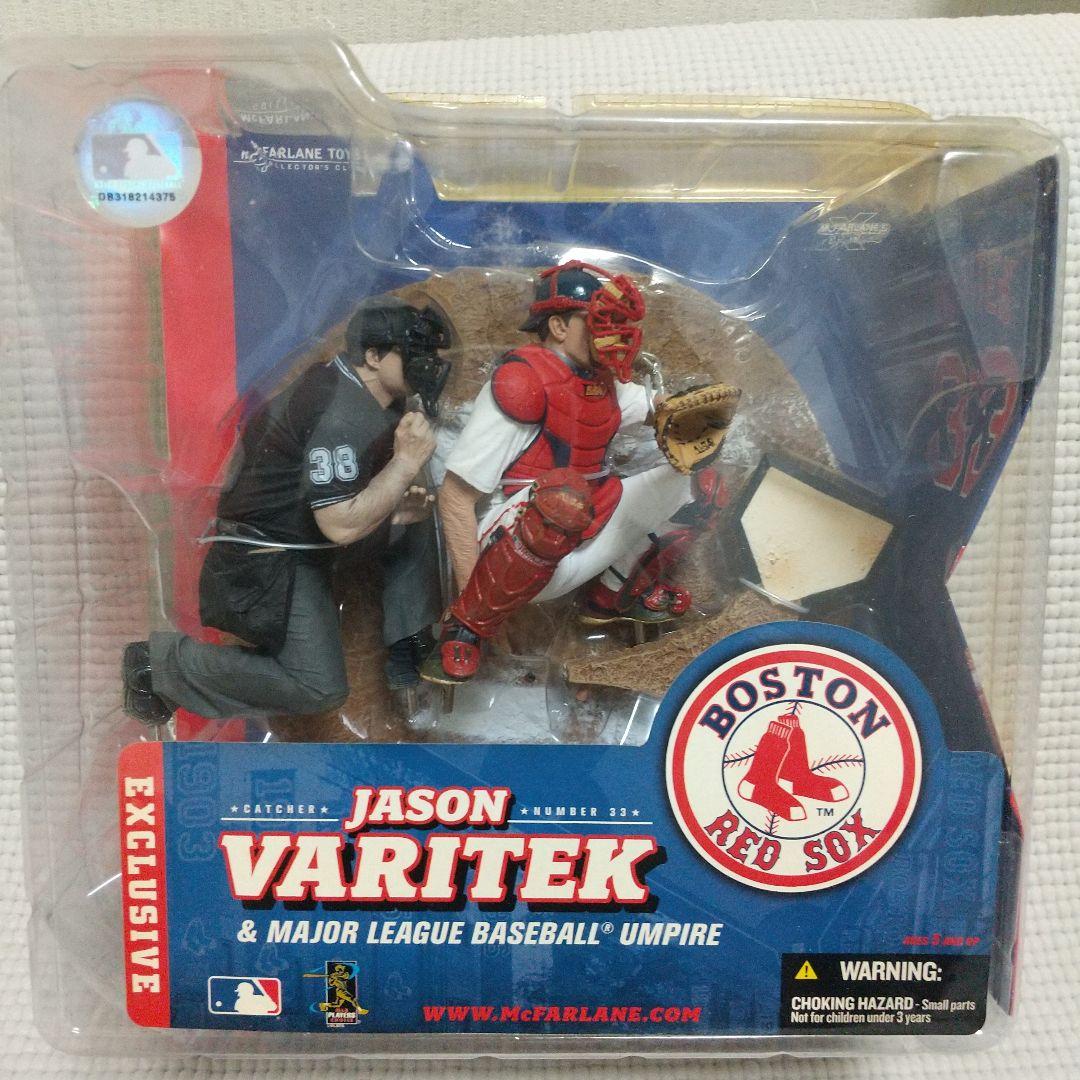 激レア MLB ジェイソン・バリテック＆審判 レッドソックス McFarlane