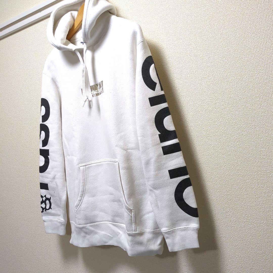 RUSSELUNO ラッセルノ パーカー ボックスロゴ 白 6 XL