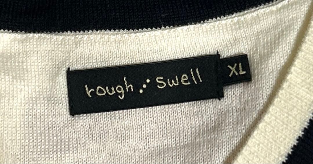 rough & swell　XL　ニット　アイボリー　セーター　大きいサイズ