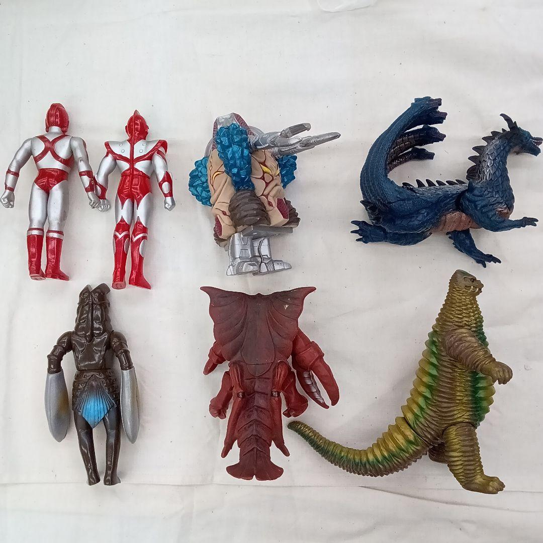 【OH259】ウルトラマン・怪獣 ソフビフィギュア 7体セット