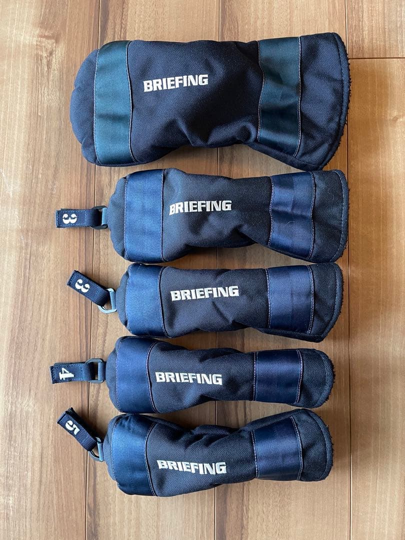 BRIEFING キャディバッグCR-4 ネイビー＋ヘッドカバー各種