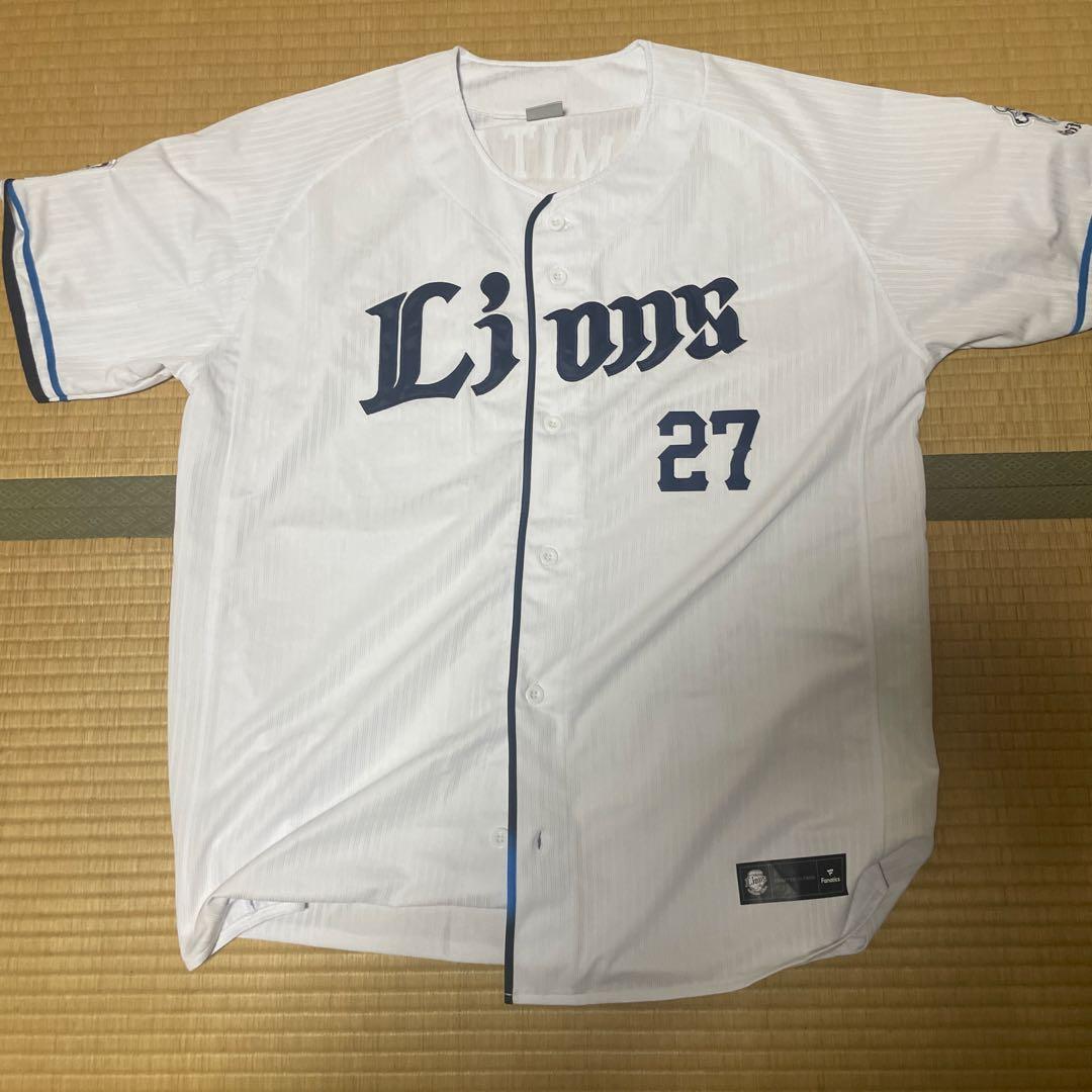 埼玉西武ライオンズ　炭谷銀仁朗　27 ユニフォーム　XL