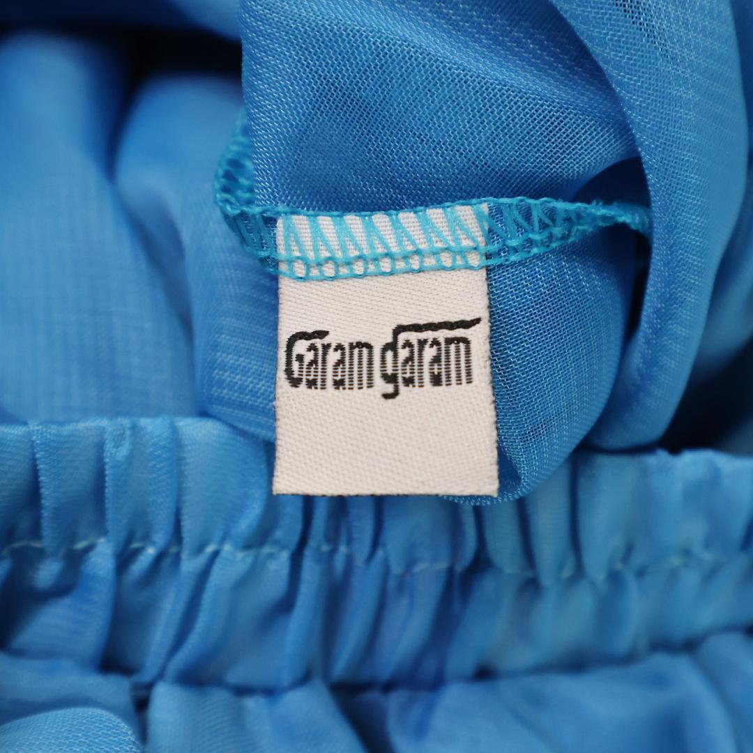 【ベリーダンス用衣装】水色 Garam garam ロング ボリューム ジプシー