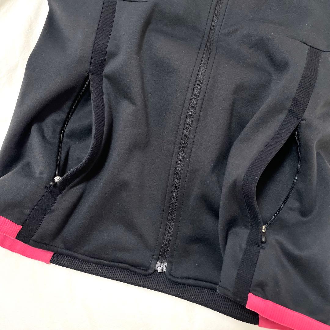 ■美品■Nike THERMAジャケット　裏フリース　黒　Ｌ　テニス　ゴルフ