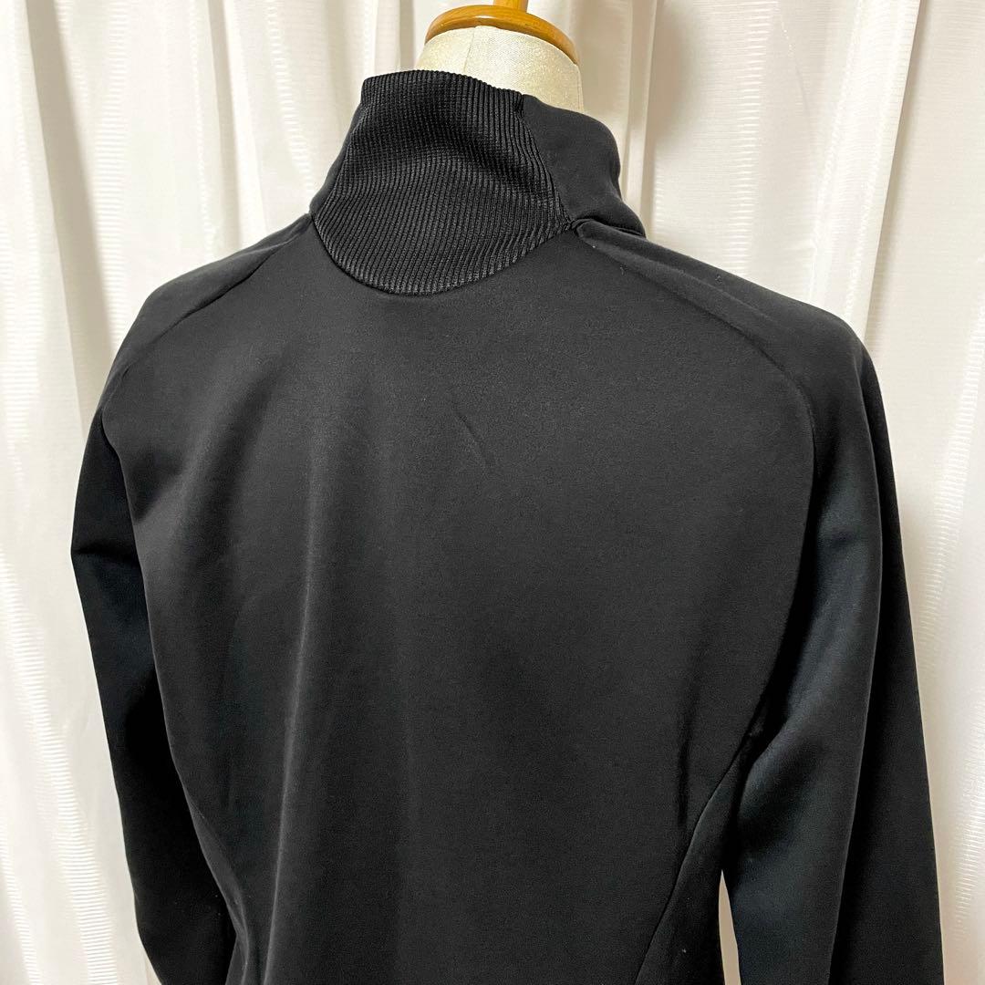 ■美品■Nike THERMAジャケット　裏フリース　黒　Ｌ　テニス　ゴルフ