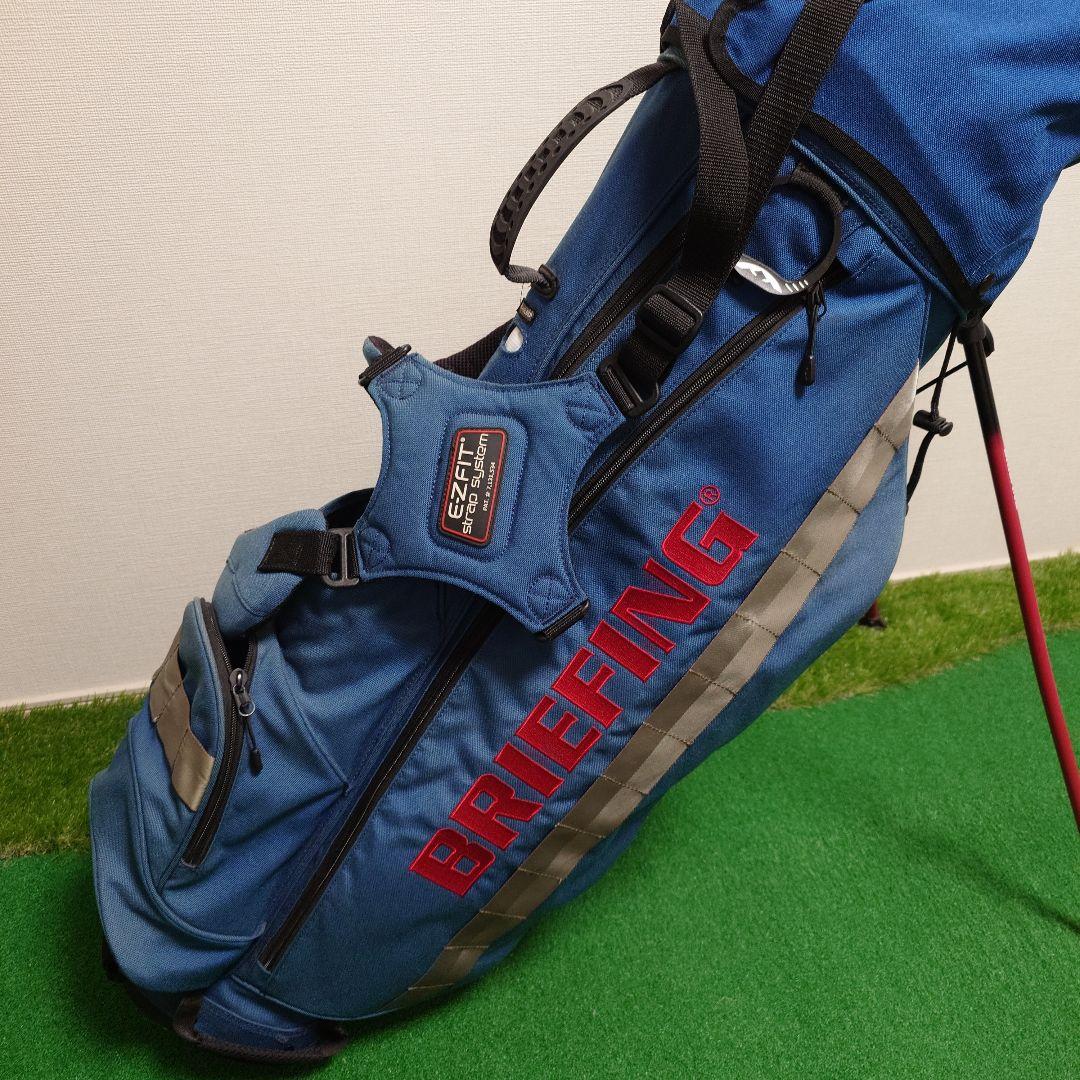 BRIEFING 4点セット／キャディバッグ 青 EZ-FIT 等