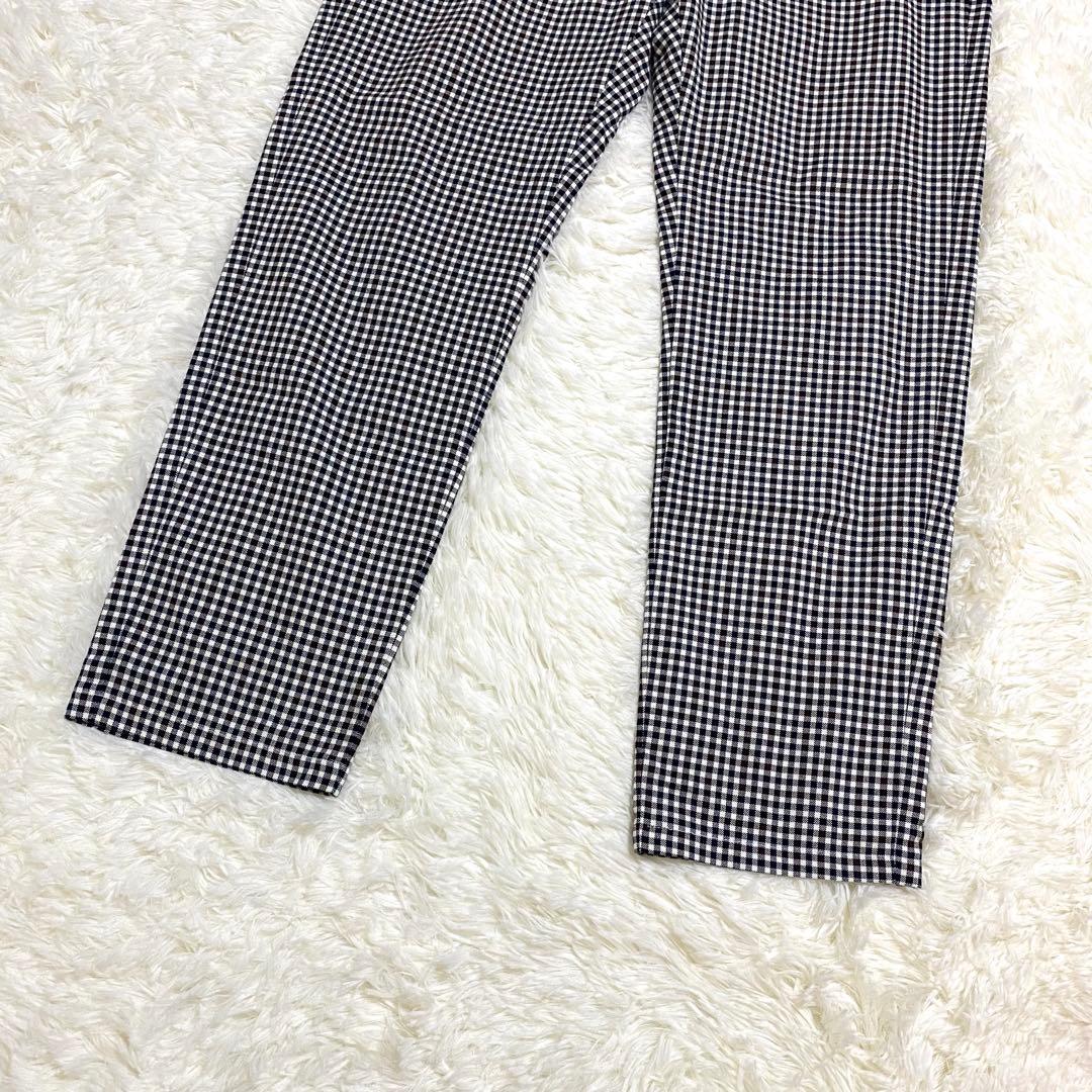 パーリーゲイツ　ギンガムチェックパンツ　刺繍ロゴ　ゴルフ　ストレッチ　XL　6