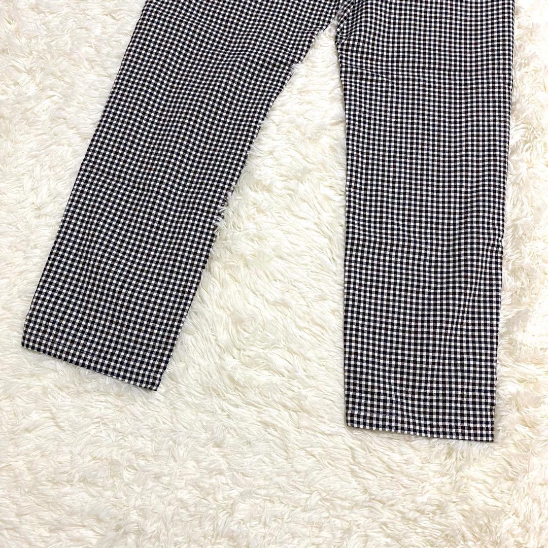 パーリーゲイツ　ギンガムチェックパンツ　刺繍ロゴ　ゴルフ　ストレッチ　XL　6