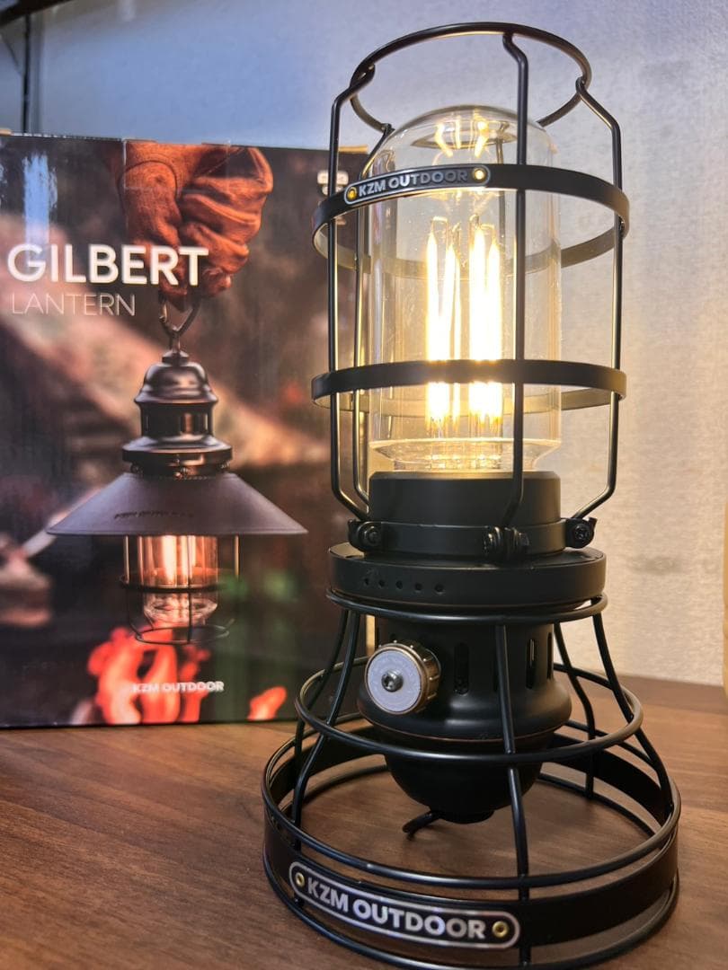KZM ギルバートランタン LEDランタン ほぼ新品