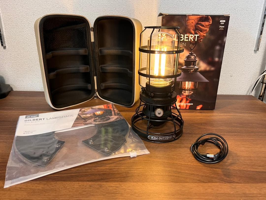 KZM ギルバートランタン LEDランタン ほぼ新品