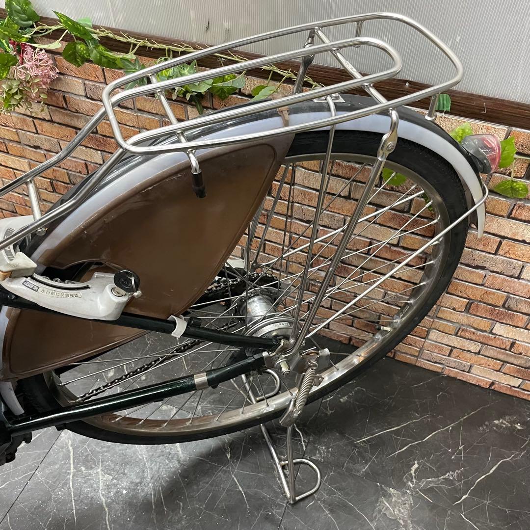 【65】電動自転車 YAMAHA PAS グリーン 26インチ