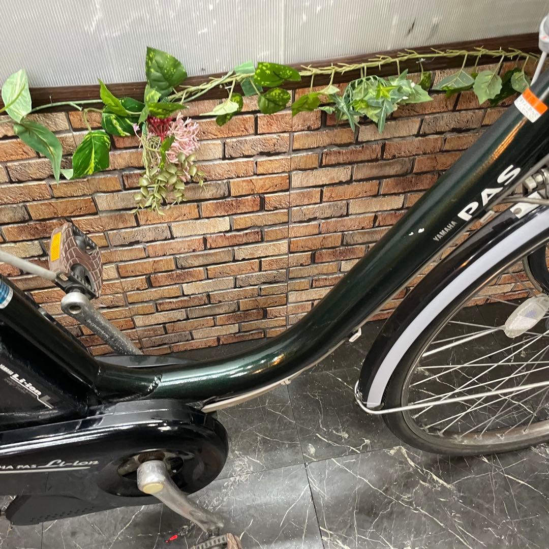 【65】電動自転車 YAMAHA PAS グリーン 26インチ