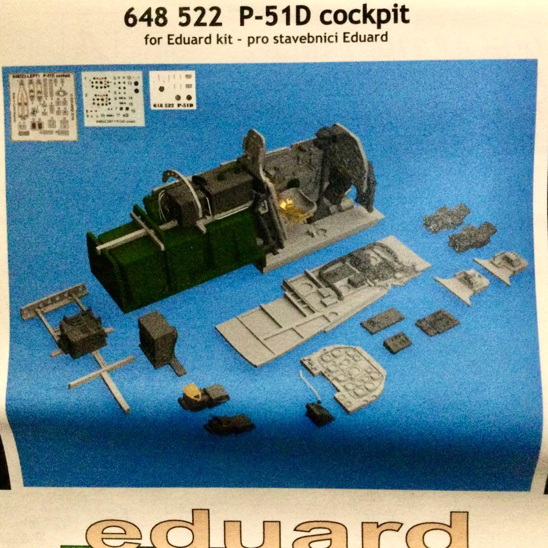 P–51D用ディティールアップパーツセット 1/48 eduard