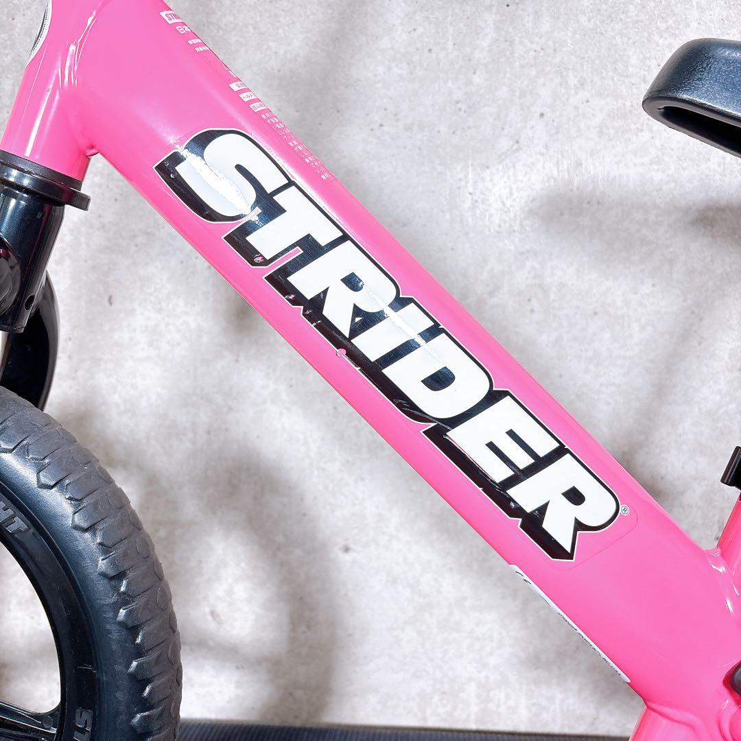 【良品】 STRIDER ストライダー スポーツ 12 バランスバイク ピンク
