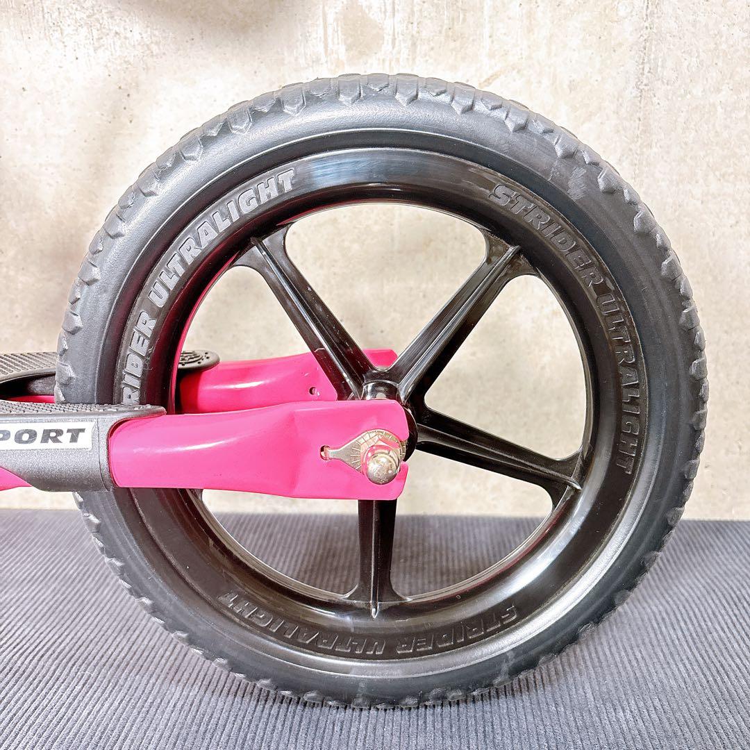 【良品】 STRIDER ストライダー スポーツ 12 バランスバイク ピンク