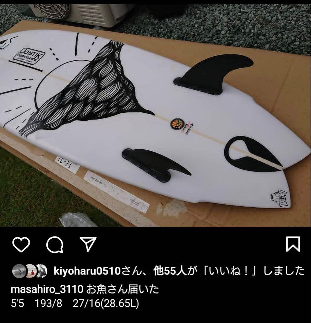 ジョイスティックNick Blairサーフボード　ツインキャブ