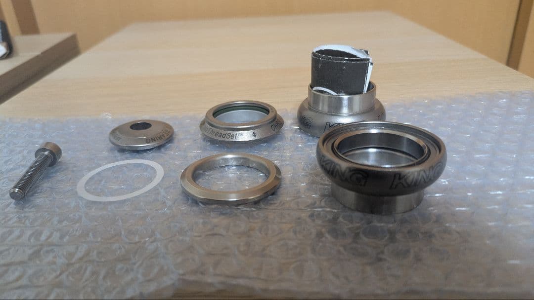 パーツ CHRISKING NoThreadSet 1-1/8\" (Titanium)