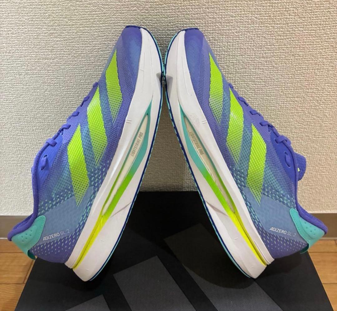 美品　値下げ❌　adidas ADIZERO SL2 コバルトブルー　26cm