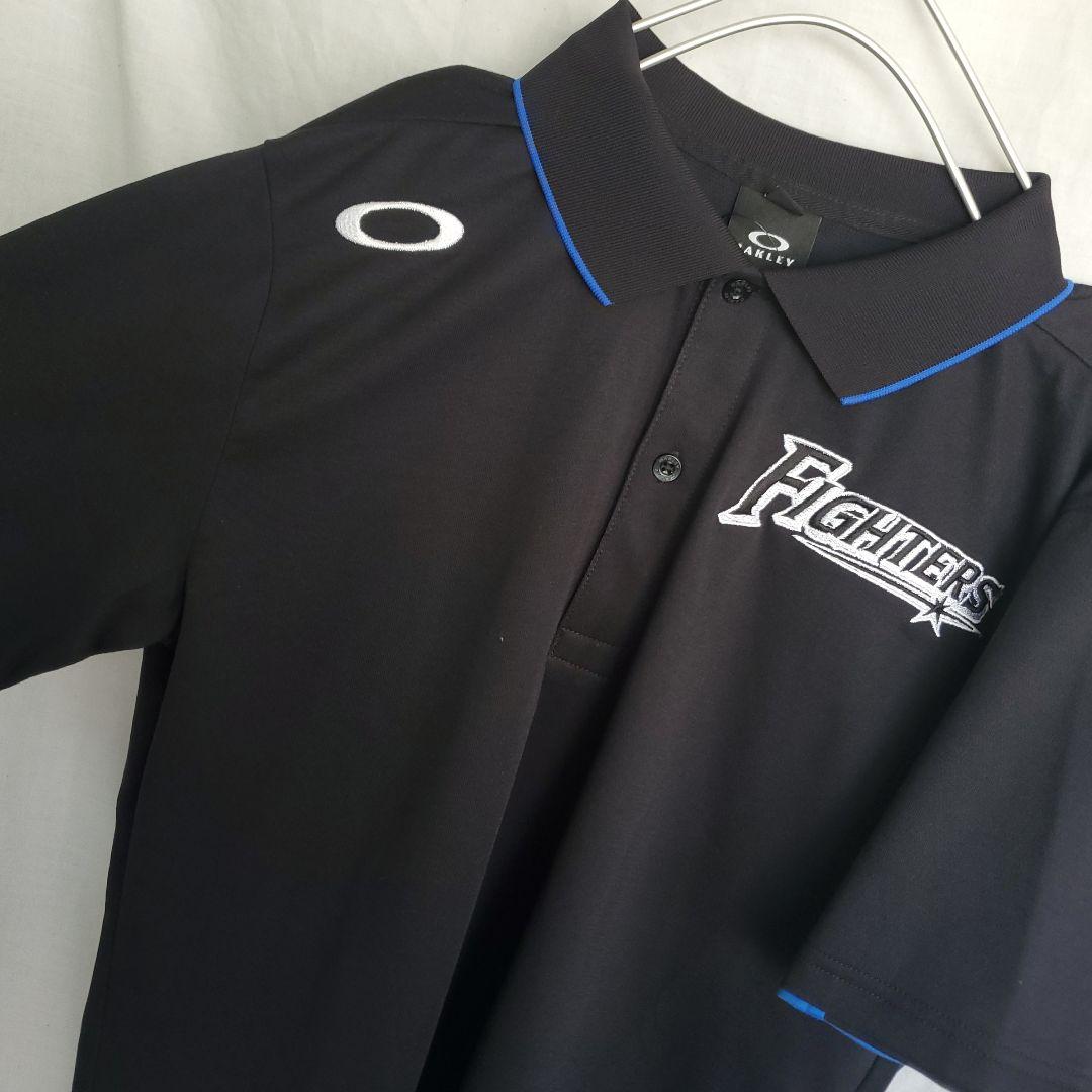 OAKLEY 北海道日本ハムファイターズ 日ハム ポロシャツ ウェア 黒