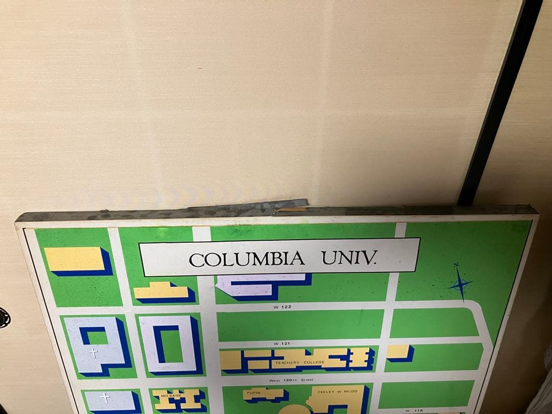 コロンビア大学 マップ　ヴィンテージ雑貨 Columbia Univ