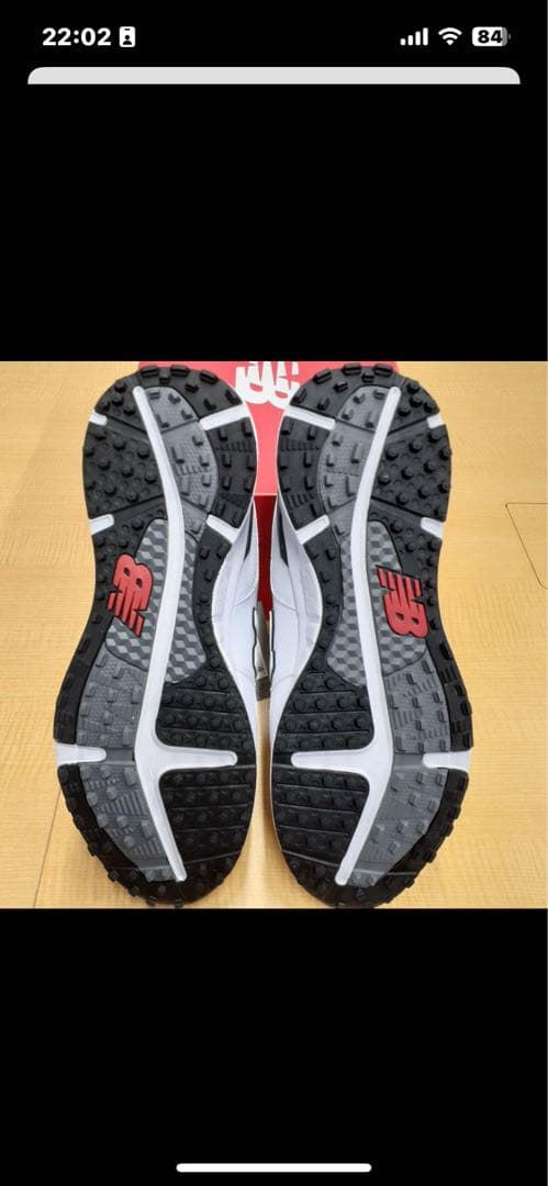 【新品汚れあり】NEW BALANCE スパイクレス ゴルフシューズ