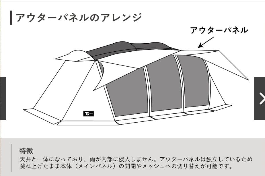 tokyocraftウィングフォートインナーテント付 +グランドシート(新品)