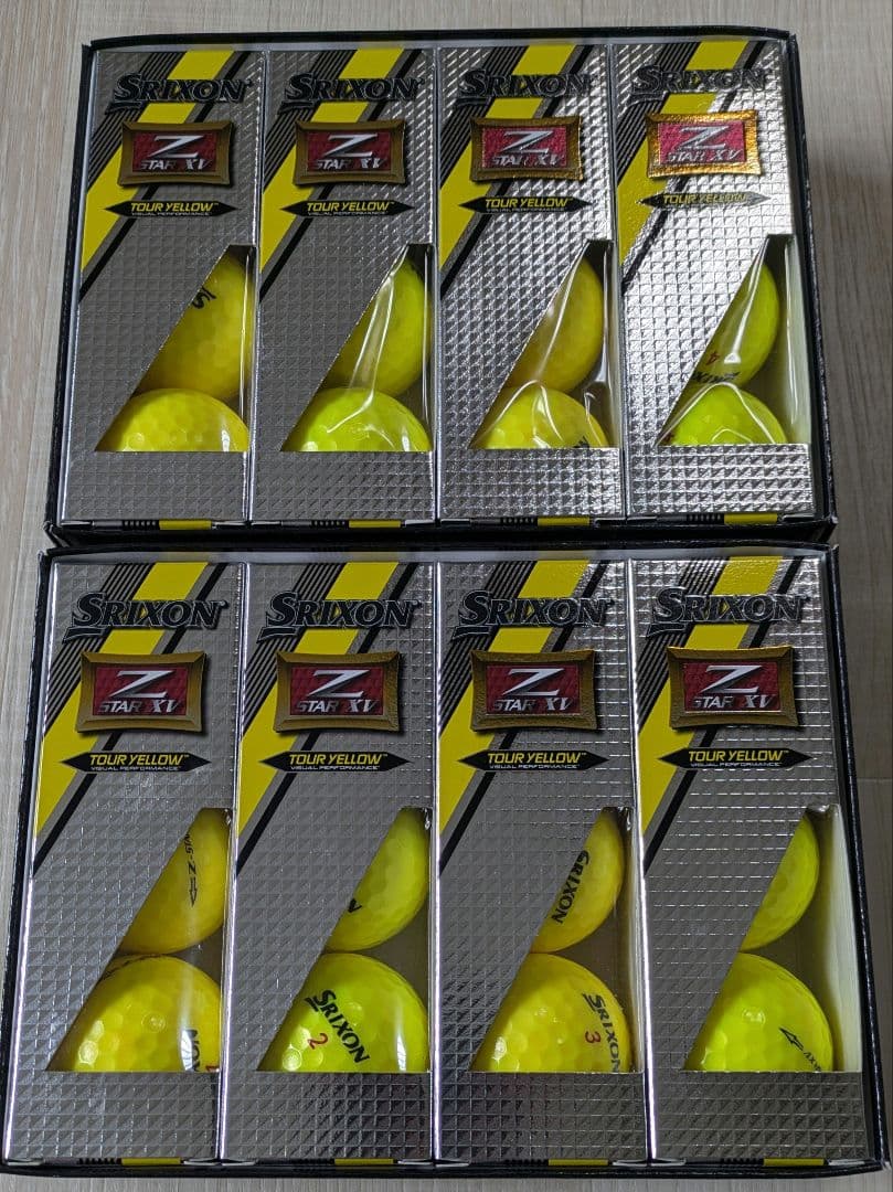 SRIXON Zスター XV ゴルフボール イエロー　スリクソン　2ダース