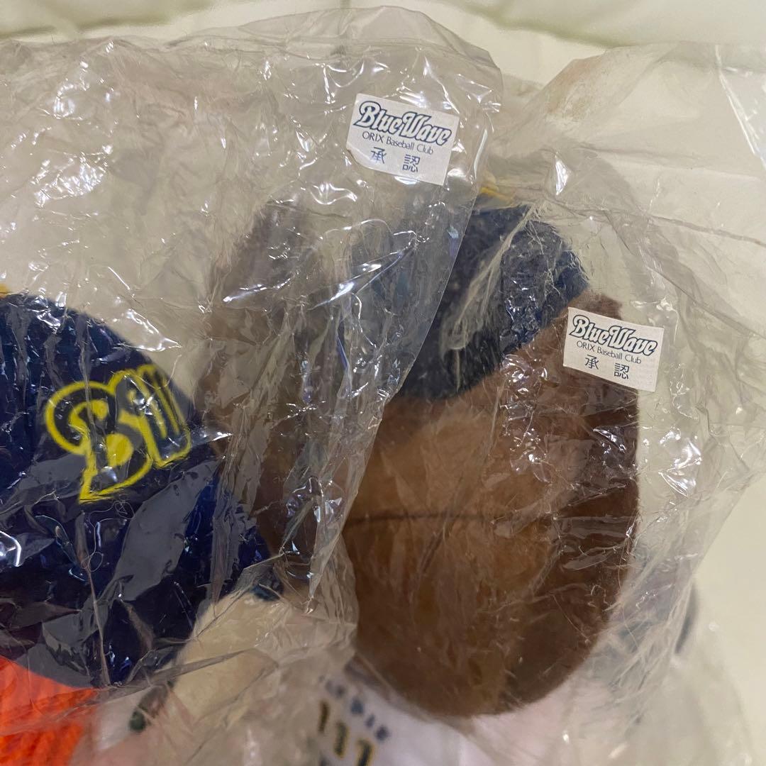 希少未開封　ネッピー&リプシー　ぬいぐるみ人形　オリックスブルーウェーブ