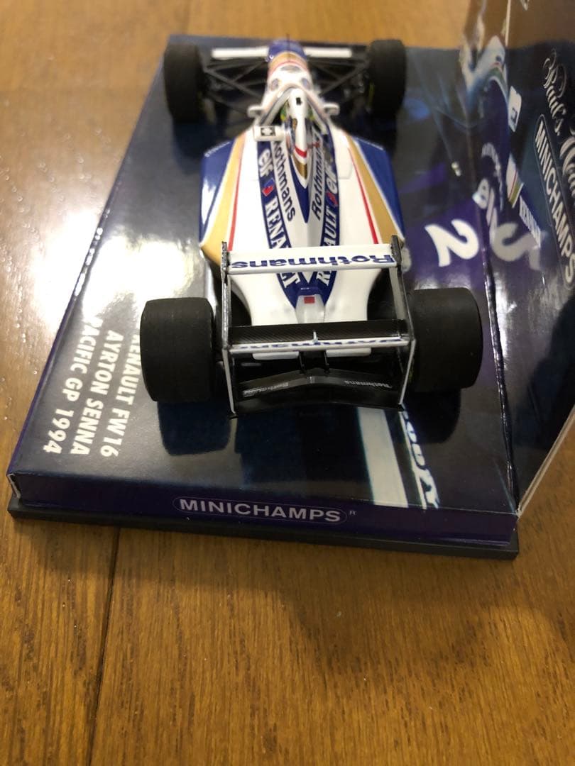 アイルトンセナ　ウィリアムズ　ロスマンズ FW16 PACIFIC1994限定品