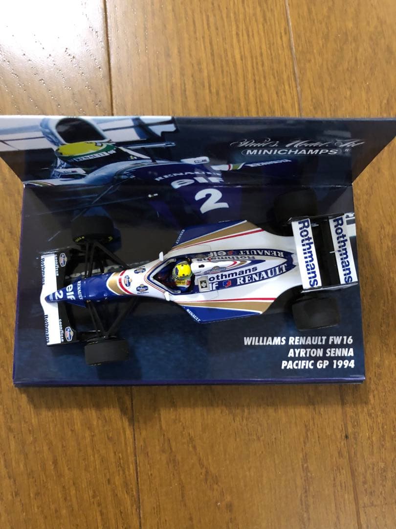 アイルトンセナ　ウィリアムズ　ロスマンズ FW16 PACIFIC1994限定品