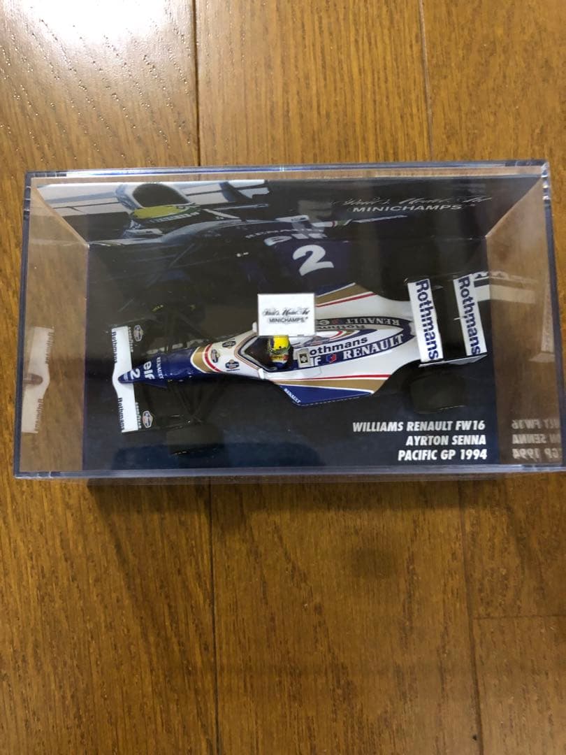アイルトンセナ　ウィリアムズ　ロスマンズ FW16 PACIFIC1994限定品