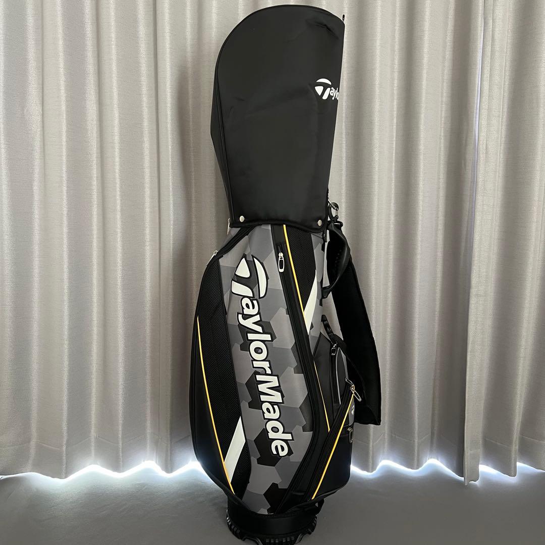 TaylorMade テーラーメイド　キャディバッグ　カモフラ　迷彩　メンズ　黒
