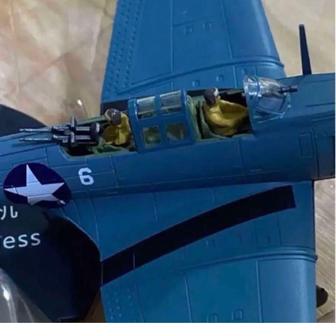 WWⅡ アメリカ海軍急降下爆撃機ドーントレス　1/72 完成品模型　ミッドウェー