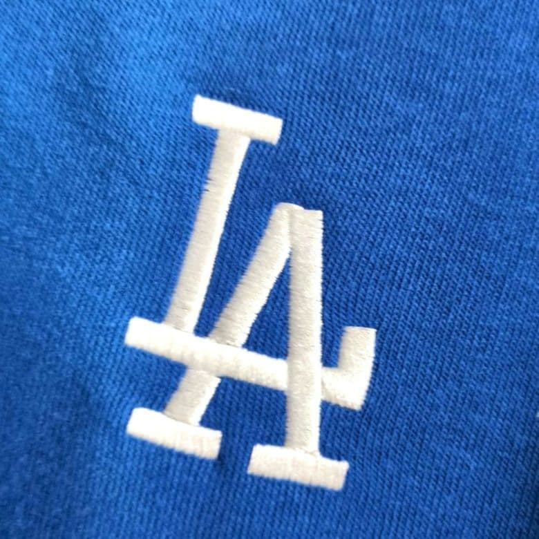 【値下】170 ドジャース　MLB　大谷　ロゴワッペン　ビッグロゴ　パーカー