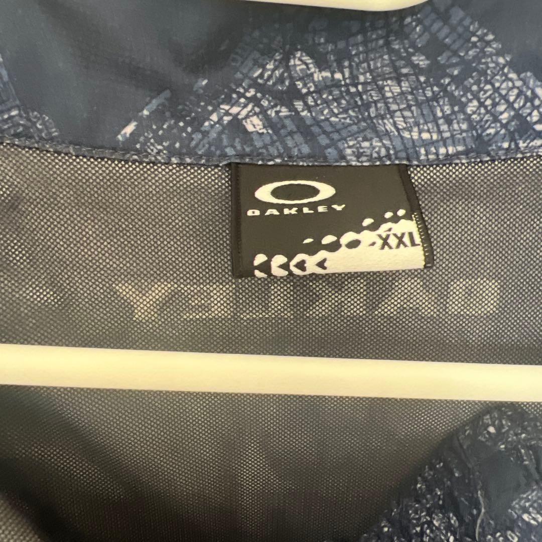 Oakley 地図柄ナイロンジャケット XXL