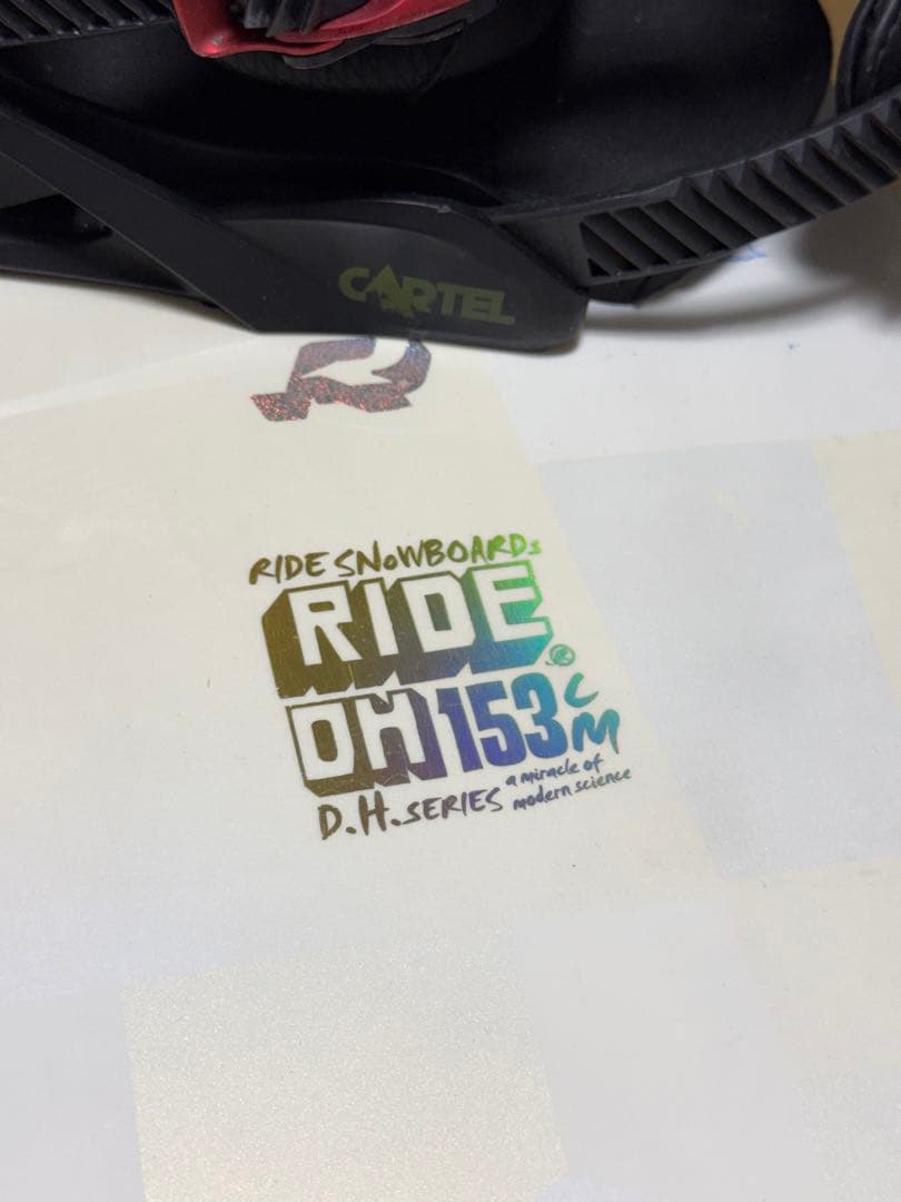 RIDE DH153＆BURTON CARTELセット　〜26.5cm位迄